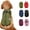Green, variant on Waterproof Winter Jacket with Built-in Harness,Fleece Dog Vest,Waterproof Windproof Winter Warm Coats Jacket for All Dogs/Cats