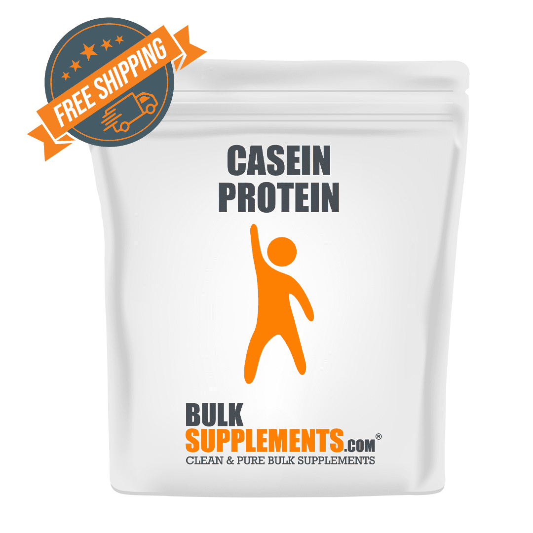 BulkSupplements.com Casein Protein Powder, 30g - Muscle Recovery (100 Grams)