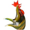 thumbnail image 1 of Figurine en Verre à Rayures Multicolores, 1 of 1