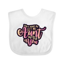 Inktastic Aunt Funny Niece Girls Baby Bib
