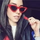 thumbnail image 5 of Triángulo de s Mujeres de Ojos de Gato de Sol Lentes de Espejo Protecciones Sores - Gris Negro Sunnimix Las gafas de sol de las mujeres de la moda, 5 of 8