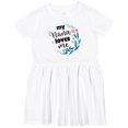 thumbnail image 3 of Inktastic My Nana Loves Me Granddaughter Girls Toddler Dress, 3 of 5