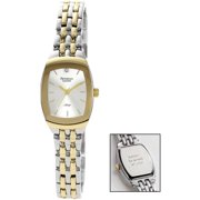 Personalized Planet Armitron Women's Showcase Dress Two-tone Metal Watch Bracelet
