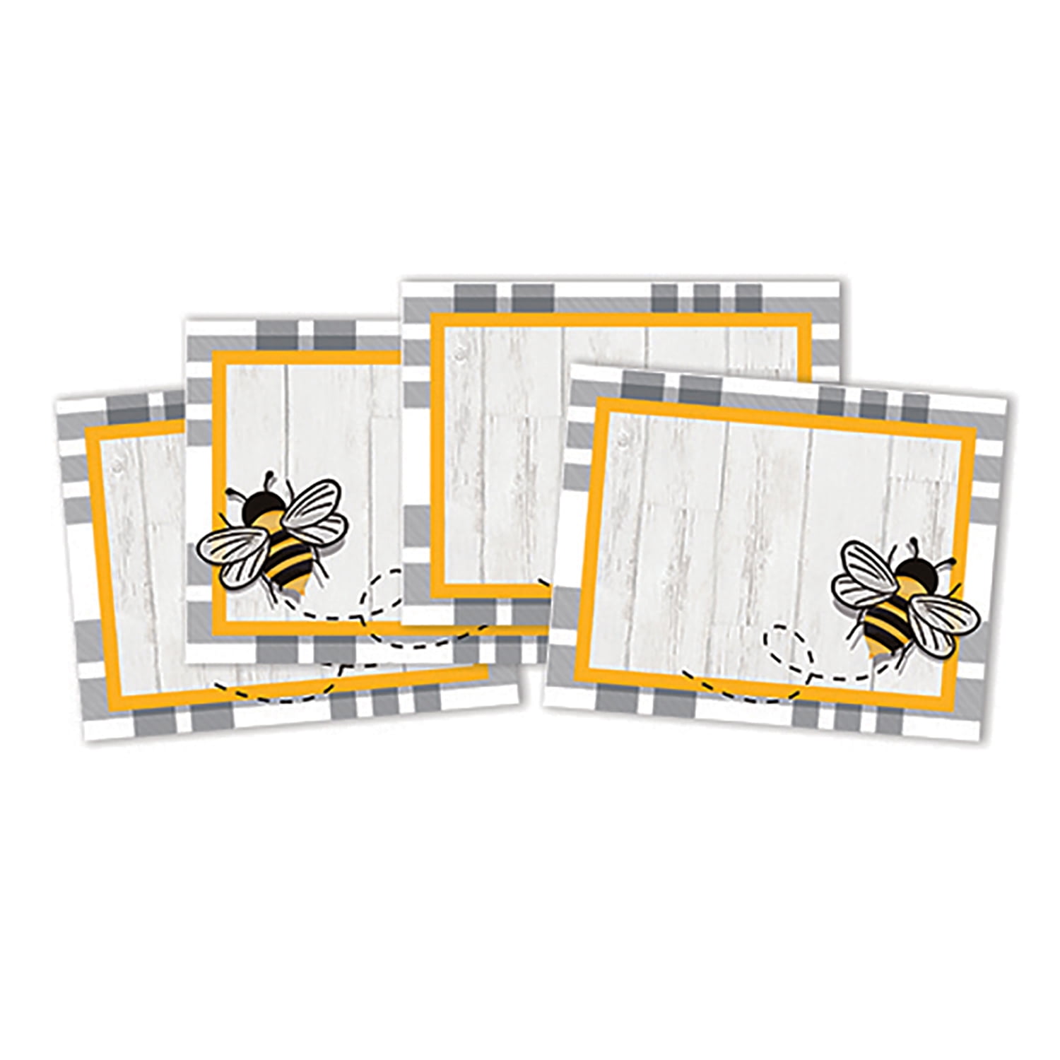 Eureka The Hive Self-Adhesive Name Tags, 40 Per Pack, 6 Packs