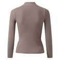 thumbnail image 2 of Vedolay Womens Casual Crewneck Lightweight Pullover Loose Fit Sweater,Khaki L, 2 of 4