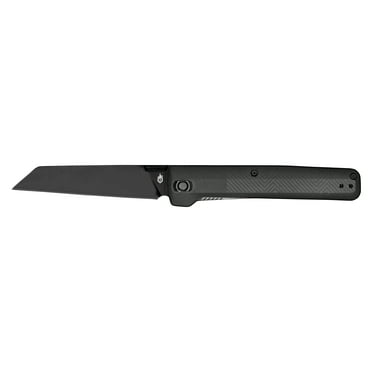Gerber Pledge Knife, Grey, Plain Edge, Reverse Tanto Blade