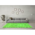 thumbnail image 3 of Ahgly Company Indoor Rectangle Abstract Green Modern Area Rugs, 5' x 7', 3 of 4