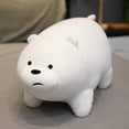 thumbnail image 3 of We Bare Bears Plush Doll Ice Bear/Grizzly/Panda Stuffed Toy The Three Bare Bears Cartoon Figure Cushion Ornament for Kid, 3 of 3