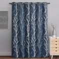 thumbnail image 2 of VCNY Home Kingdom Blue Branch Grommet Blackout Curtain, 40" x 95", 2 of 5