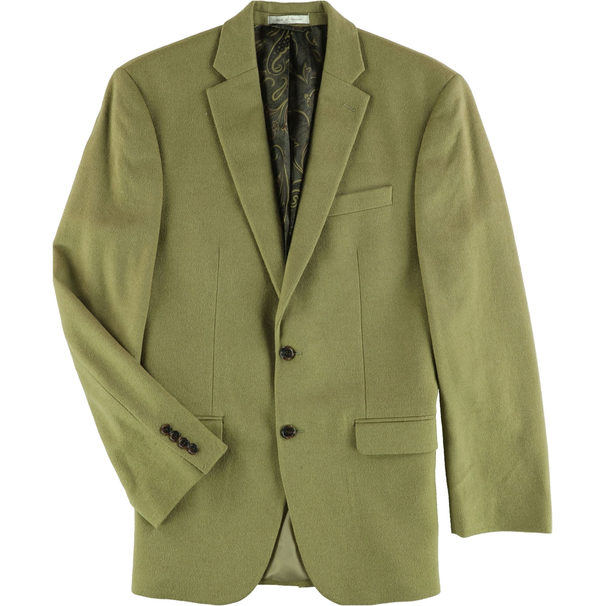 LIZ CLAIBORNE Mens Charcoal Wool/Silk Blend 2 Button Sport Coat 