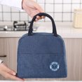 thumbnail image 2 of Billuyoard Bolsa de picnic aislada impermeable Bolsa de almuerzo Bolsa de soporte Oxford portátil Almacenamiento y organización del hogar azul Billuyoard HA1842-01, 2 of 6