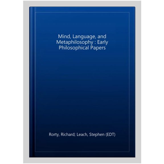 Pre-Owned MIND, LANGUAGE, AND METAPHILOSOPHY [9781107612297]