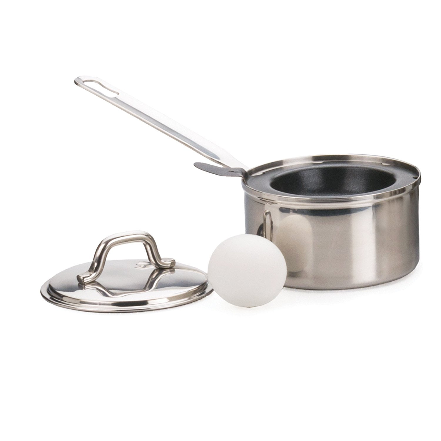 RSVP Endurance Stainless Steel Single Egg Poacher Set, The set includes