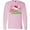 AD-Pink, variant on Mimi Claus with Christmas Santa Hat and Snowflakes Long Sleeve T-Shirt