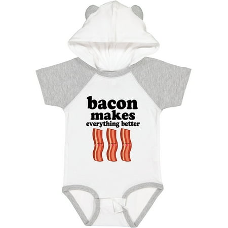 

Inktastic Bacon Makes Everything Better Boys or Girls Baby Bodysuit