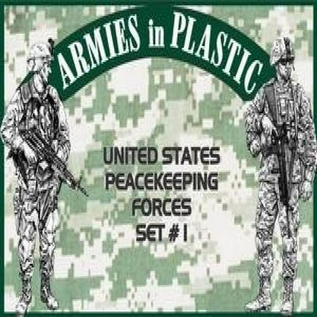 Ww2 Armed Forces - US Peacekeeping Forces Set #1 (18) 1/32 Armies in Plastic
