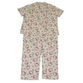 thumbnail image 2 of Pijama Hello Kitty para Dama Set Camisero Manga Corta con Pantalón Blanco Talla G 2 Piezas, 2 of 4