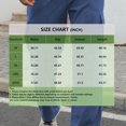 thumbnail image 3 of Men’s Casual Loose Fit Cargo Pants with Drawstring Waist, Lightweight Breathable Cotton Trousers for Everyday Wear, 3 of 5