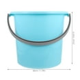 thumbnail image 2 of PENIKOKO Plastic Bucket with Handle for Home Storage, Gardening, Cleaning, Dorm Room and Multi-Purpose Use, 2 of 8