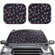 thumbnail image 2 of Balery Vintage Rose Parasol para parabrisas de coche de 2 piezas | Parasol plegable para parabrisas delantero de coche para la mayoría de sedanes-Large, 2 of 6