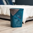 thumbnail image 2 of Cesto para ropa Mind Reader Slim, 60 litros, con tapa ventilada, azul, 2 of 7