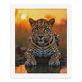 thumbnail image 5 of Paint By Numbers Kit for Adults Beginner - Sunset Leopard Reflection Water DIY Canvas Painting Kits for Adults, Frameless Paint By Number for Adults for Home Wall Decor 16x20 Inch, 5 of 7