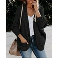 thumbnail image 1 of Tralilbee Cardigan Tricoté Surdimensionné à Manches Longues Ouvert pour Femmes, 1 of 1