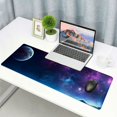 thumbnail image 6 of Heduofu Mouse pad Galaxy Computer Laptop Mousepad Blue and Purple Desktop Mouse Pad Washable Non-Slip Rubber Small Mouse pad 31.5x11.8 in, 6 of 6