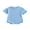 Blue, variant on Wassery Baby Girls Boys Clothes 3M 6M 12M 18M Newborn Boy Girl Casual Jumpsuit Short Sleeve Romper Solid Color Crewneck Playsuit Infant Summer Outfits