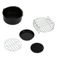 thumbnail image 1 of Air Fryer Accessories, Home Kitchen Air Fryer Rack Set Food Grade Professional 7 Inch  For Electric Fryer For 7 Inch Fryer, 1 of 8