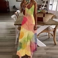 thumbnail image 3 of HomeGardon Summer Dresses Dresses for Women Summer Dresses for Women's Print Sleeveless Round Neck Dress Casual Dresses,S-XXXL, 3 of 5