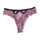 thumbnail image 2 of Tanga de encaje elástico de gran tamaño con ondas, cintura hueca para mujer, sin costuras, perspectiva de tentación sexy, pantalones de malla, 2 of 4