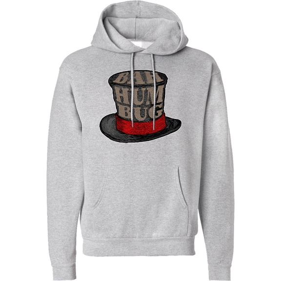 Inktastic Scrooge's Top Hat Bah Humbug Adult Hoodie Sweatshirt