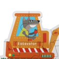 thumbnail image 3 of Baby Jigsaw Puzzles Animal Vehicle Patterns Colorful Printing Educational Hands On Puzzle Toy, 3 of 4
