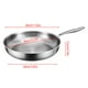 thumbnail image 2 of Sartén antiadherente sin revestimiento para cocinas de inducción y gas | Sartén profesional para tortillas y filetes | Distribución uniforme del calor y fácil limpieza, 2 of 3
