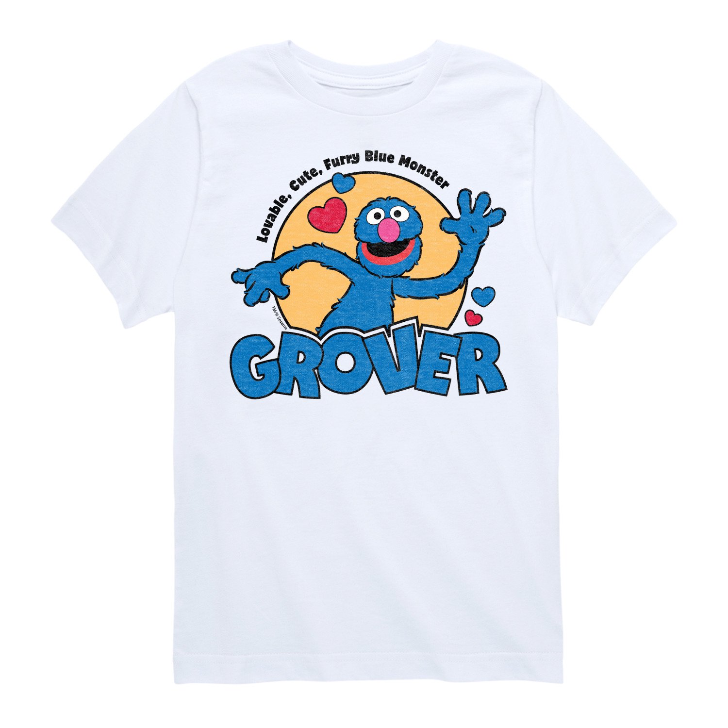 Sesame Street - Grover Short Sleeve Graphic T-Shirt