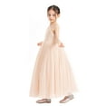 thumbnail image 5 of Ekidsbridal Girl Wedding Flower Girl Dress - Spaghetti Strap Lace Up Sequins with Tulle 122-A (Size: 4-12), 5 of 6