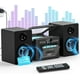 thumbnail image 1 of Sistema estéreo Greadio con reproductor de CD/casetes Boombox de 40 W, 1 of 8
