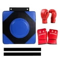 thumbnail image 4 of Almohadilla de boxeo para pared, saco de boxeo, almohadilla de perforación de pared para entrenamiento y Fitness 2Par Guantes L Azul, 4 of 8