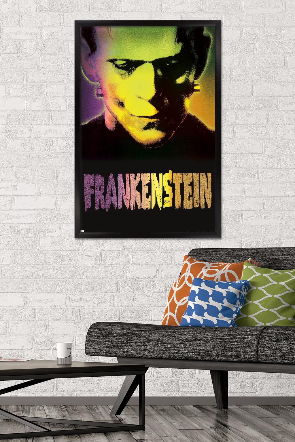 Frankenstein - Close-Up Wall Poster, 22.375" x 34" Framed