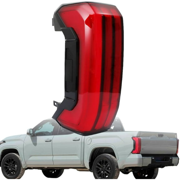 SHZAITOR Rear Brake Tail Light Assembly Replacement for Toyota Tundra 2022-2023 LH Driver Rear Tail Light Sequential Lamp 81560-0C200