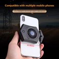 thumbnail image 4 of 4000rpm Cooler for Phone Gaming, Rechargeable Mobile Phone Cooler Game Cooling Fan Radiator Tool White, 4 of 7