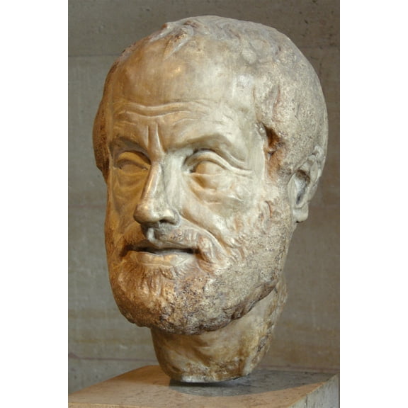 24x36 gallery poster, Portrait bust of Aristotle