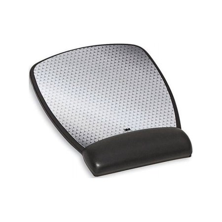 UPC: 0051135807217 | 3M 3M Precise Mouse Pad with Gel Wrist Rest  Soothing Gel Comfort with Durable  Easy to Clean Leatherette Cover  Optical Mouse Performance and Battery Saving Design  8.6  x 6.8   Black (MW309LE) MW309
