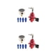 thumbnail image 2 of Regulador de Presión de Combustible Scienceny Ajuste Universal con Indicador de Combustible 2 Piezas Rojo, 2 of 6