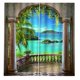 thumbnail image 1 of Cortinas Impermeables 3D Para Ventana De Cocina, Cortina de Baño De Barra Impermeable Para Paneles De Ventana Baoblaze Panel de cortina opaco, 1 of 7