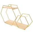 thumbnail image 1 of OUNONA Small Floating Shelves for Wall Metal Storage for Homeowners 1Set, 1 of 8