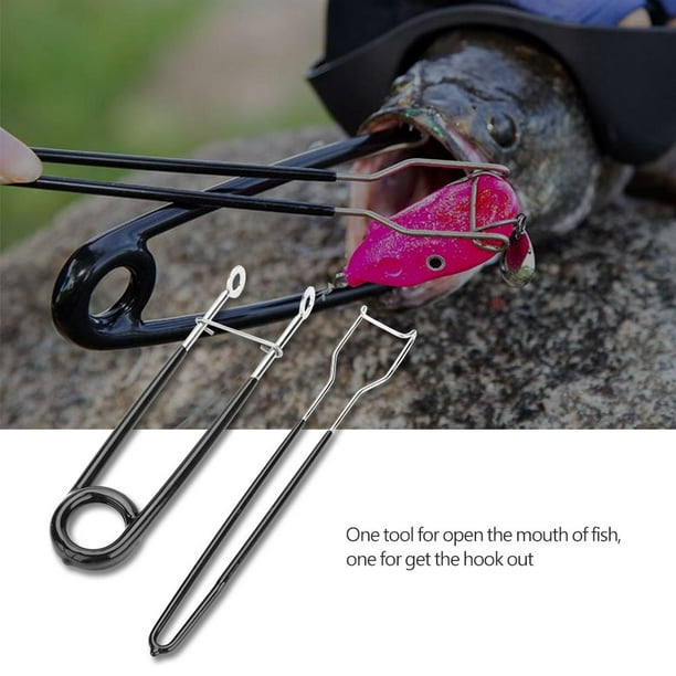 Cergrey Fish Mouth Opener Jaw Spreader Hook Remove Saltwater Fishing Tool  Set Kit, Fish Mouth Spreader, Fishing Accessory