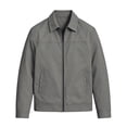 thumbnail image 5 of Caywon Men's Casual Zip Up Jacket Turn Down Collar Long Sleeve Lined Outerwear with Side Pockets for Work Travel Everyday Wear, 5 of 6