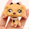 thumbnail image 3 of Mini Pet Shop Cocker Spaniel #716 with Bowknot Collar Accessories,Collectible Little Animal Figurine Toys, 3 of 7